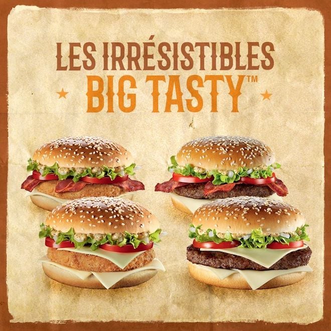 Le Big Tasty™ de McDonald's est de retour Le Big Tasty™ de McDonald's est de retour